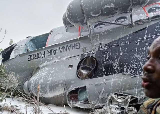 Ghana Military helicopter