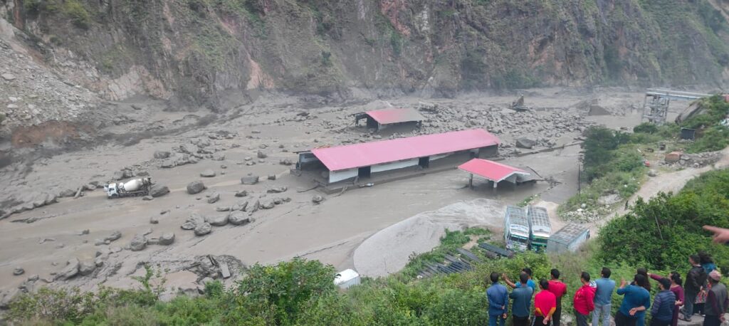 Bhote Koshi River flood