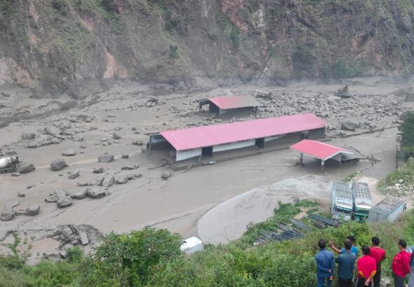 Bhote Koshi River flood