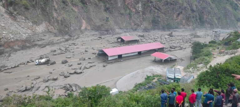 Bhote Koshi River flood