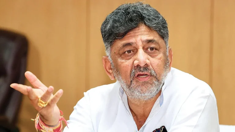 Karnataka CM DK Shivakumar